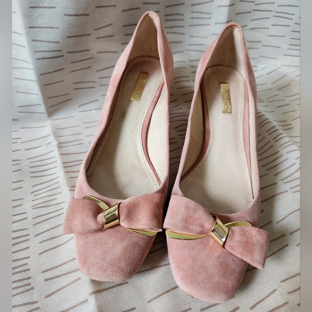 Louise et Cie Blush Block Heels